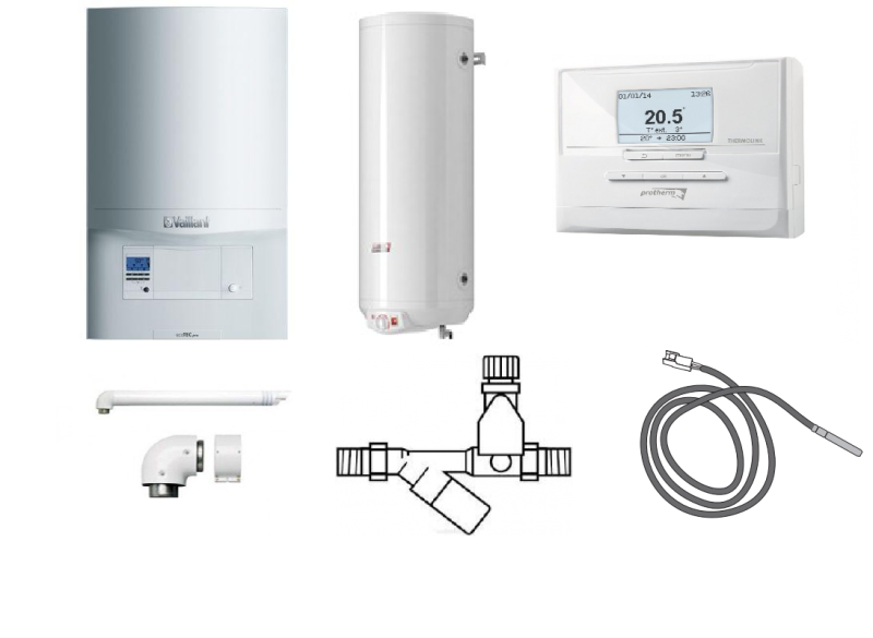 Пакет Vaillant ecoTEC pro VUW INT 236/5-3+WEL150+Termolink P (0020202886)