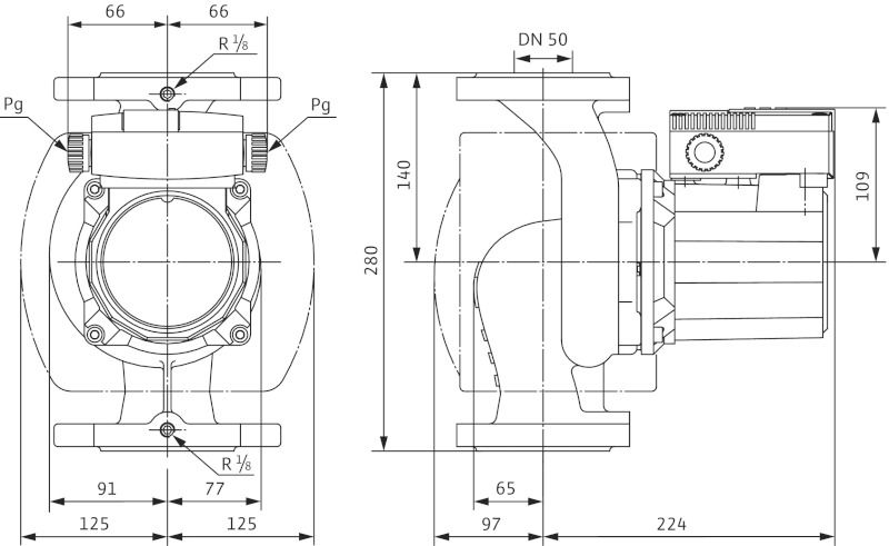 Насос циркуляційний Wilo TOP-S 50/7 DM (2165530)