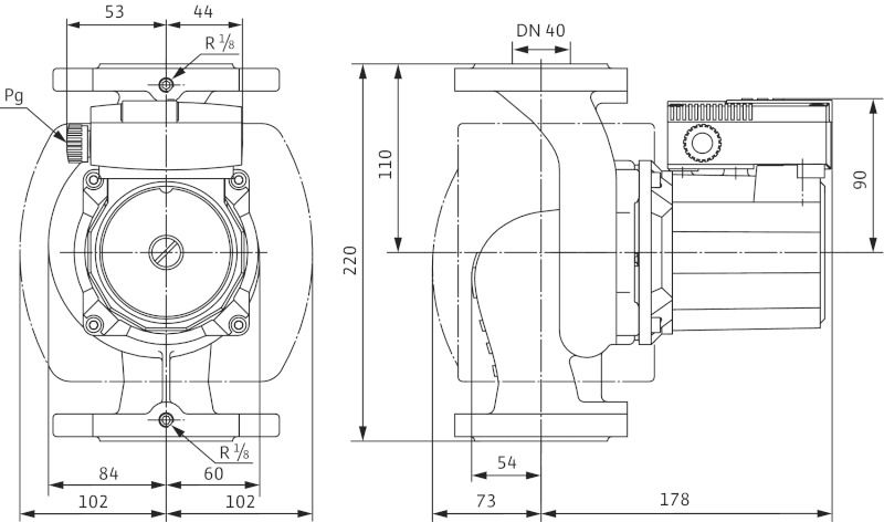 Насос циркуляційний Wilo TOP-S 40/7 DM (2165523)