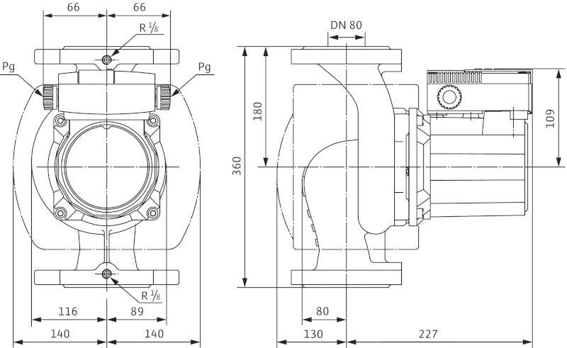 Насос циркуляційний Wilo TOP-S 80/7 DM PN10 (2165542)