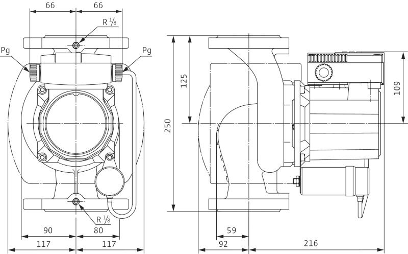 Насос циркуляційний Wilo TOP-S 40/10 EM (2165524)
