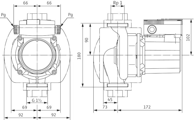 Насос циркуляційний Wilo TOP-S 30/4 DM (2044012)