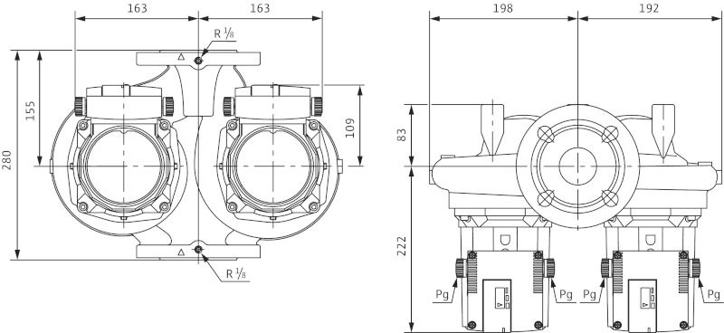 Насос циркуляційний Wilo TOP-SD 50/10 DM (2165560)