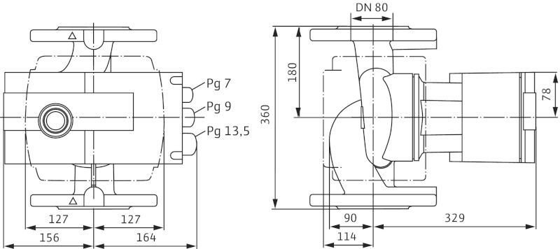 Насос циркуляційний Wilo Stratos 80/1-6 PN6 (2146342)