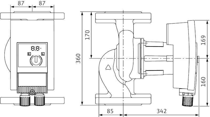 Насос циркуляційний Wilo Yonos MAXO 100/0,5-12 PN6 (2120660)