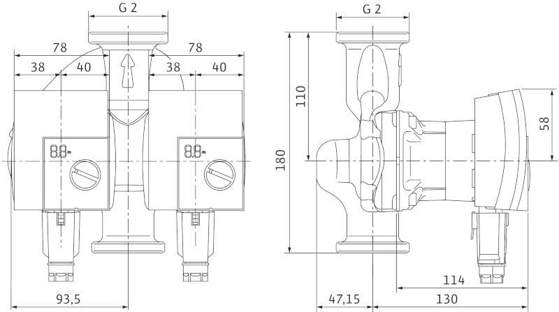 Насос циркуляційний Yonos PICO-D 30/1-8 (4198296)