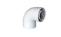 Відведення коаксіальне Baxi 80/125 90°