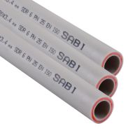 10127479 Sabi Труба полипропиленовая армированная стекловолокном PPR Fiber PIPE Ø40 мм, длина 4000 мм, максимальная температура 90°C, гарантия 10 лет, Турция