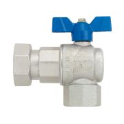 Кульовий кран (американка) Evolution кутовий ВН 1/2`(метелик), 6774R076 FIV