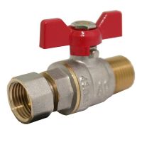 Кран з нак.гайкою № 322 1/2'' Santan Aquavita н.р. для котлів (01090761)