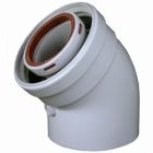 Коліно Ду 60/100мм 45 з точкою відбору (3003200384)