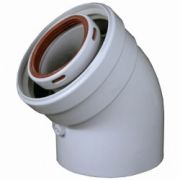 Коліно Ду 60/100мм 45 з точкою відбору (3003200384)
