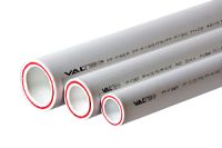 10033734 VALTEC PPR FIBER армированная стекловолокном полипропиленовая труба 32 мм, 4000 мм, до 90°C, Италия, гарантия 7 лет
