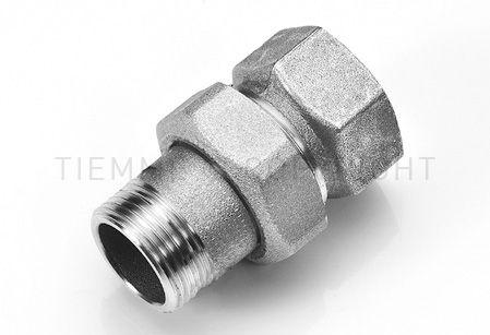 Tiemme Американка пряма нікельована ВЗ 1`1/2х1`1/2 (1500251)
