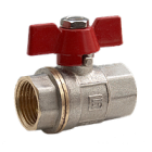 Кран кульовий FADO Classic PN40 20 3/4'' ВВ метелик (KB12)