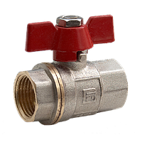 Кран кульовий FADO Classic PN40 20 3/4'' ВВ метелик (KB12)