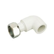 VS Plast Поліпропіленовий кут 90 з накидною гайкою ф25x3/4"