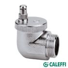 Caleffi автоматичний кутовий відвідник повітря з лівим різьбленням 1