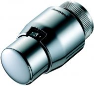 Термостатическая головка Honeywell T4221 Хром, версия `ЛЮКС` М30Х1.5 (настройка 7 ... 27 C)