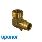 1047878 Uponor Q&E Кутник з нар. різьбленням PL 40-G1 1/4` НР