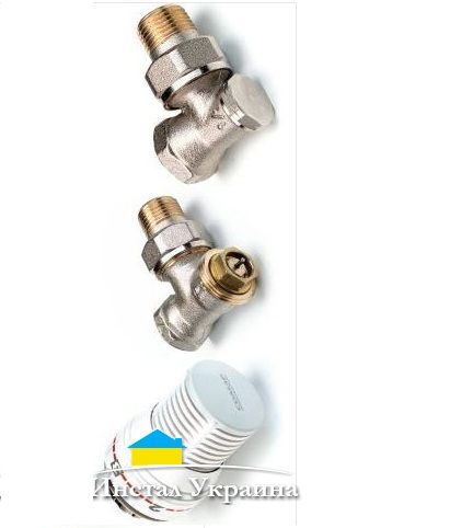 Комплект угл. термостатический 1/2 `Comap`808504