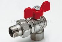Шаровой кран (американка) Tiemme ВН угловой 1/2` (бабочка) 2120008