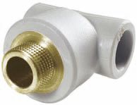 KAN-therm РР Трійник з різьбленням зовнішнім d20-1/2"