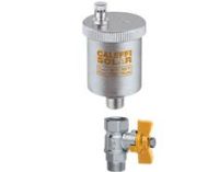 Caleffi Solar автоматический воздухоотводчик хром. вертикальный 3/8 с краном ВН