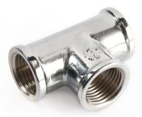 General Fittings тройник 1`х1`х1` внутр. хромированный (270014B101010A)