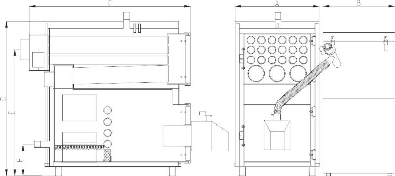 Пелетний котел Heiztechnik MAXPell Duo 550
