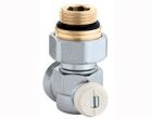 Caleffi Кран нижнього підключення радіатора сталевий 3/4` кутовий