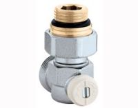 Caleffi Кран нижнього підключення сталевого радіатора 1/2` кутовий 50%
