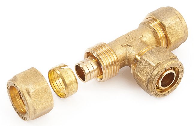 General Fittings тройник соединительный 16х2.0 (330010H162000A)