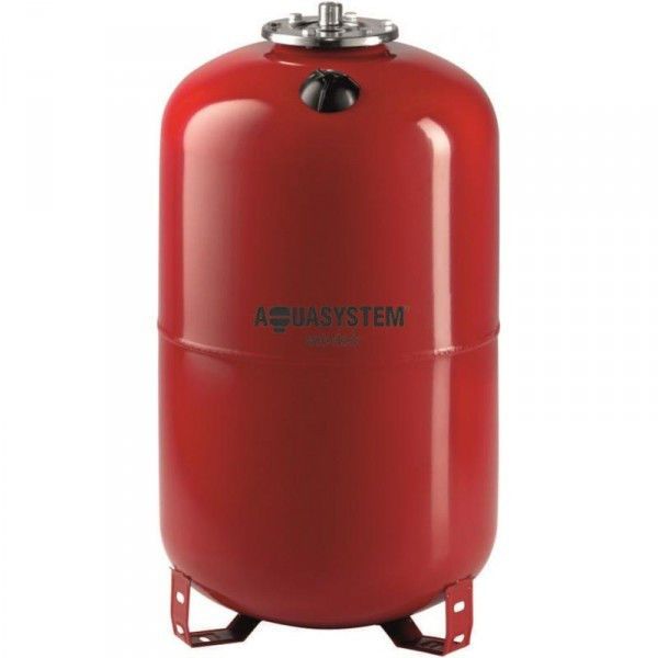 Розширювальний бак Aquasystem VRV 100 (100л вертикальний, фланець 145)