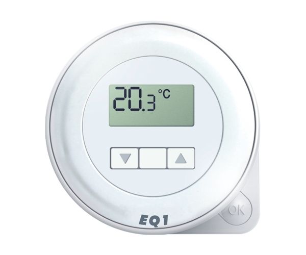 Euroster Q1 Терморег. кімнатний 5А 5-45 ° C, РК екран, внутрішній. датчиком темп. повітря, на батарейках