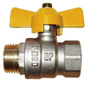 Газовий кульовий кран Solomon 1/2` НВ ЗБ PN40