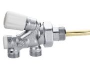 Caleffi Кран-термостат нижнего подключения 3/4`