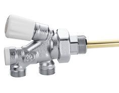 Caleffi Кран-термостат нижнего подключения 3/4`