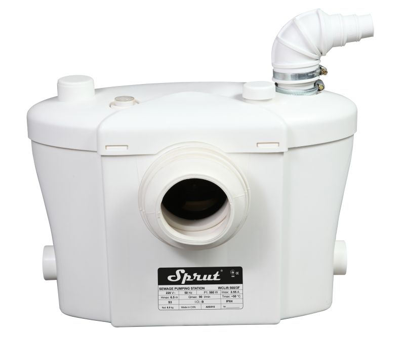 Канализационная установка "Sprut" WCLIFT 600/2F Hot (4823072206387)
