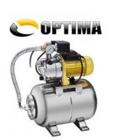 Насосная станция Optima JET 150S нерж, 1.3 кВт (бак 24 л нержавеющий бачок)