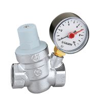 533241 Caleffi редуктор снижения давления 1/2'' c манометром (до 40 °С)