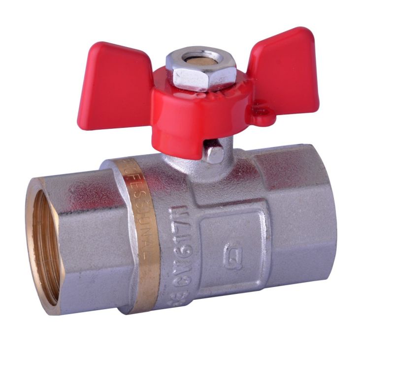 Кульовий кран PROFESSIONAL 3/4` ВВ червоний метелик PN 40