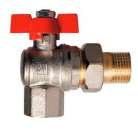 Кран з нак.гайкою № 322 1/2'' кутовий Santan Premium (0109237)