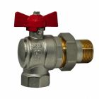 Кран з нак.гайкою № 322 1'' кутовий Santan Premium (0109239)