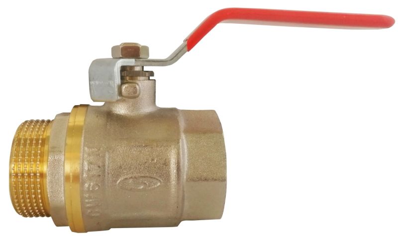 Кульовий кран Solomon 1 1/2` НВ червона ручка PN 40
