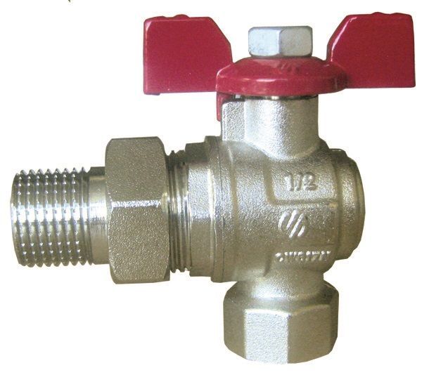Кульовий кран (американка) кутовий ARCO SENA ВН 1/2` (154303)