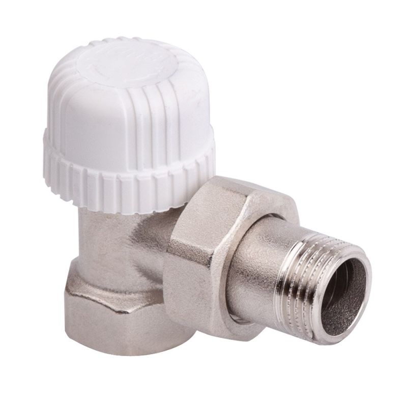 774 Кран радіаторний ICMA Термо з ручкою, кутовий ВН 3/4'' М28х1,5