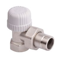778 Кран радиаторный ICMA Тэрмо с ручкой, угловой ВН 3/4'' М30х1,5