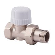 779 Кран радіаторний ICMA Термо з ручкою, прямий ВН 1/2'' М30х1,5