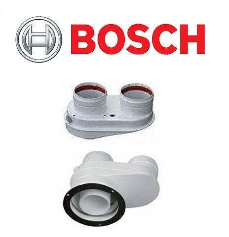 Bosch AZB 922. Адаптер для роздільної системи димоходів з Ф80/125 на Ф80/80 (7719002852)
